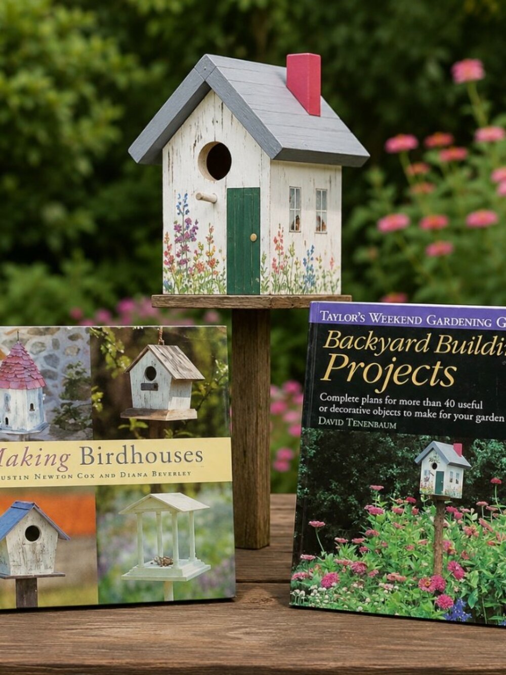 Bird Houses 2 BOOKS Making Birdhouses and Backyard Building Projects